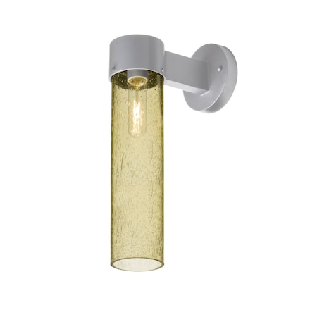 Besa Lighting Juni 16 Outdoor Sconce, Gold Bubble, Silver Finish, 1x60W Incandescent JUNI16GD-WALL-SL